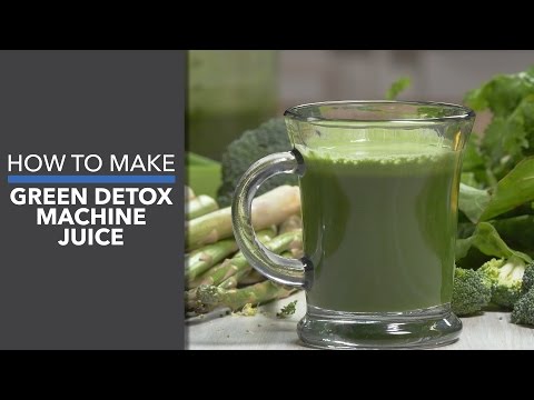 How to Make Green Detox Machine Juice