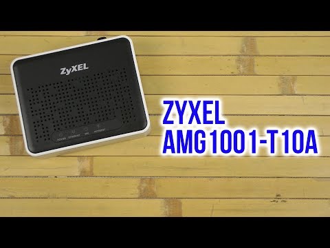 Распаковка Zyxel AMG1001-T10A