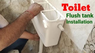 How to install cistern flush | Toilet flush tank installation | Toilet cistern repair