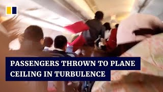 Passengers in China thrown to plane ceiling in turbulence