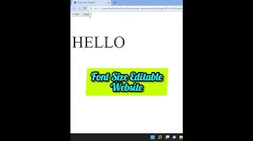 How To Code Font Size Editer Website | HTML | CSS | JS | Tamil | Coding Legends | CL |