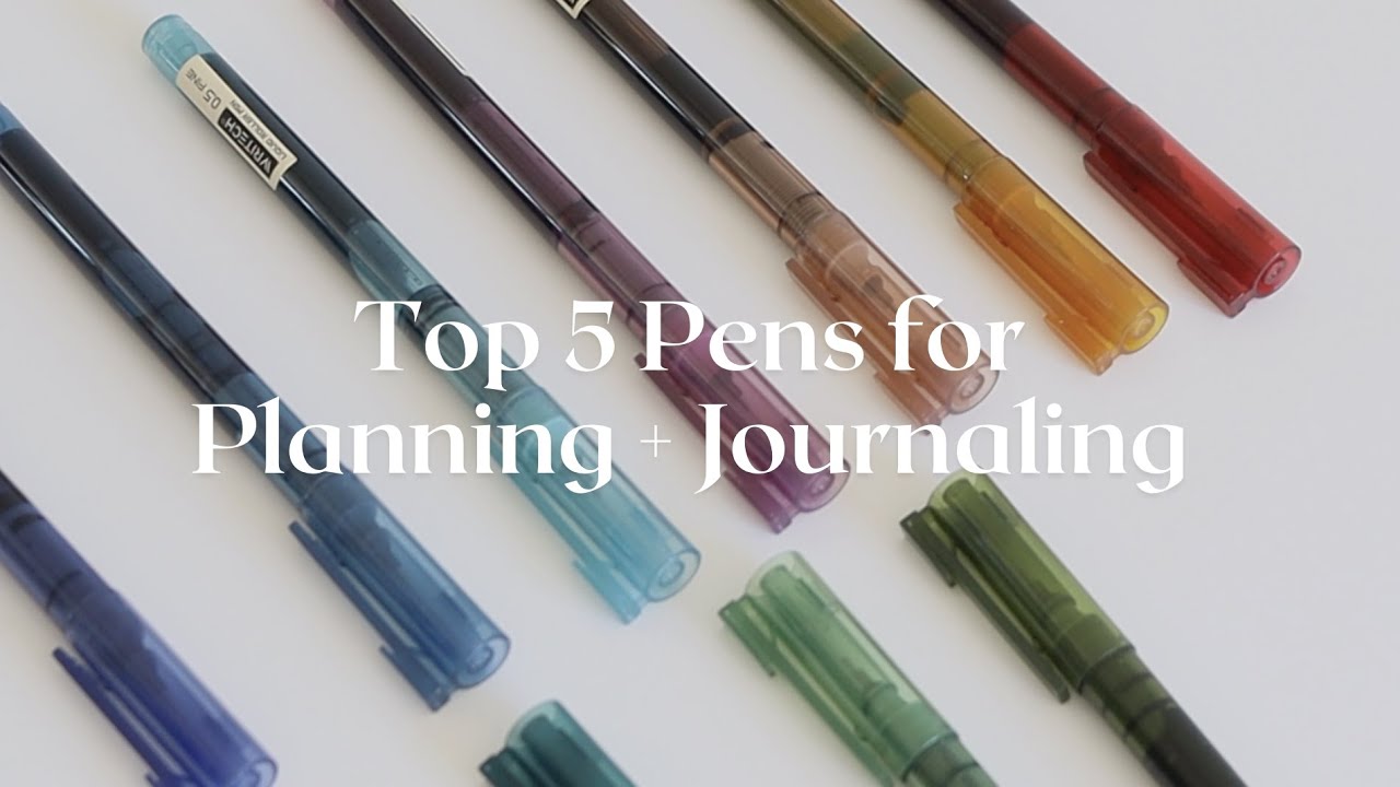 The Best Pens for Writing in Planners - Overstuffed Life