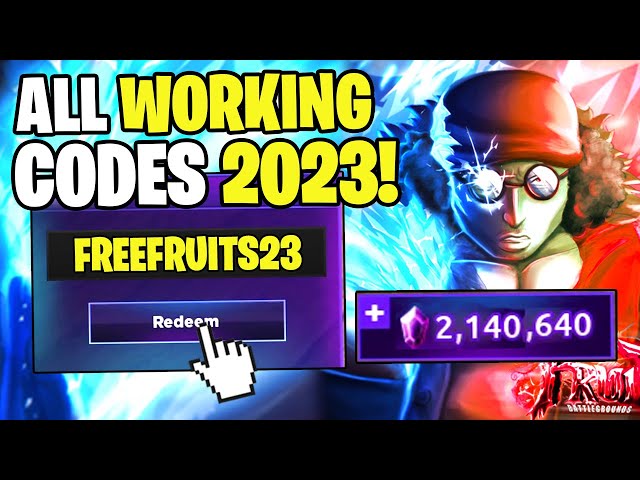 Fruit Battlegrounds codes for December 2023