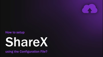 Setup SHAREX using the Configuration File | voided.host | Tutorial