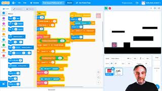 Make a platformer in Scratch!  Test Stream/Platformer Mini-Series Epsiode #3