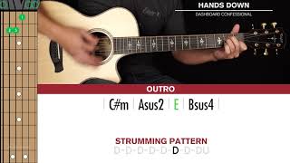 Hands Down Guitar Cover Dashboard Confessional 🎸|Tabs + Chords|