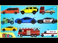 Learning street vehicles  cars and trucks for kids s for children  little kids tv