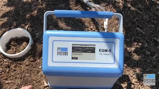 Performing Soil Respiration Measurements with the EGM 5