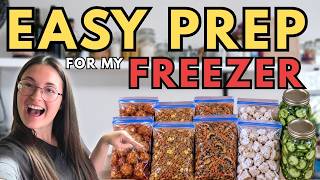 Prepping Now to Save Money Later // Freezer Prep + Clearance Finds + Fridge Pickles