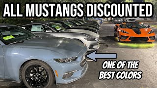 All Ford Mustangs Discounted Vehicle Market Resetting 2025 Ford Mustang Sale Pri