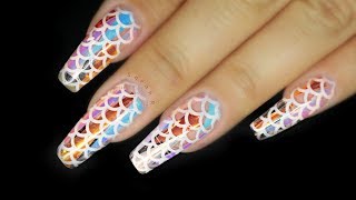 🧜🏻‍♀️IRIDESCENT MERMAID GLASS NAILS | MAGPIE MIRROR TAPE!🧜🏻‍♀️