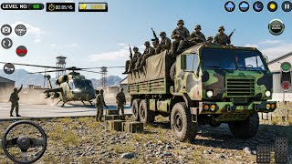 米軍輸送トラック運転シミュレーター 🚛 | オフロード軍用トラックミッション・ゲームプレイ 2026 screenshot 4