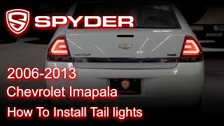 Spyder Auto Installation: 06-13 Chevrolet Impala Tail lights