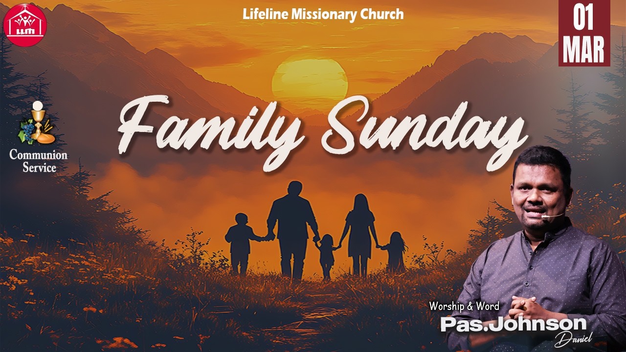 🔴🅻🅸🆅🅴FAMILY Sunday Service  | LLM CHURCH | Tamil Service | Pas.Johnson Daniel  | MAR 01
