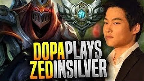 Dopa Destroying Low Elo with Zed! - Dopa Plays Zed with New Runes for New Season!