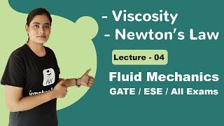 Newton's Law of Viscosity in Fluid Mechanics | fluid mechanics in hindi | GATE Lectures Well Academy