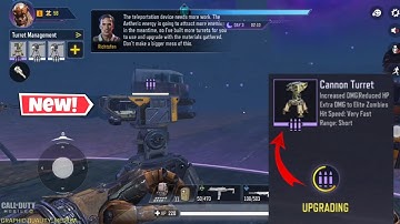 How to Build Cannon Turret in Zombies Mode COD Mobile | Undead Siege Matches | Wisdom Frost