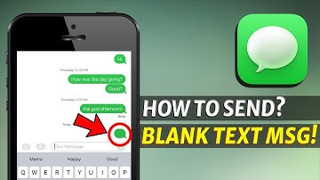 How to Send Blank Text Message on iPhone? | Message App