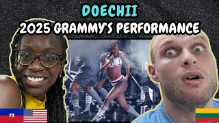 REACTION TO Doechii - Live Performance at the 2025 Grammy's | FIRST TIME WATCHING