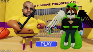 LEBRON BARRY'S PRISON RUN! (OBBY) | FULL WALKTHROUGH GAMEPLAY