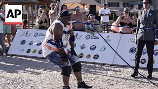 Egyptian Man Pulls Ships With His Teeth In Guinness World Record Attempt