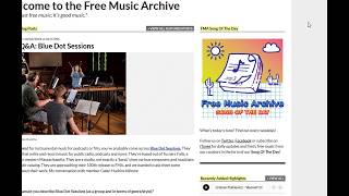 Finding Music with CCMixter and Free Music Archive