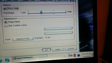 KDE 3 fuzzy clock
