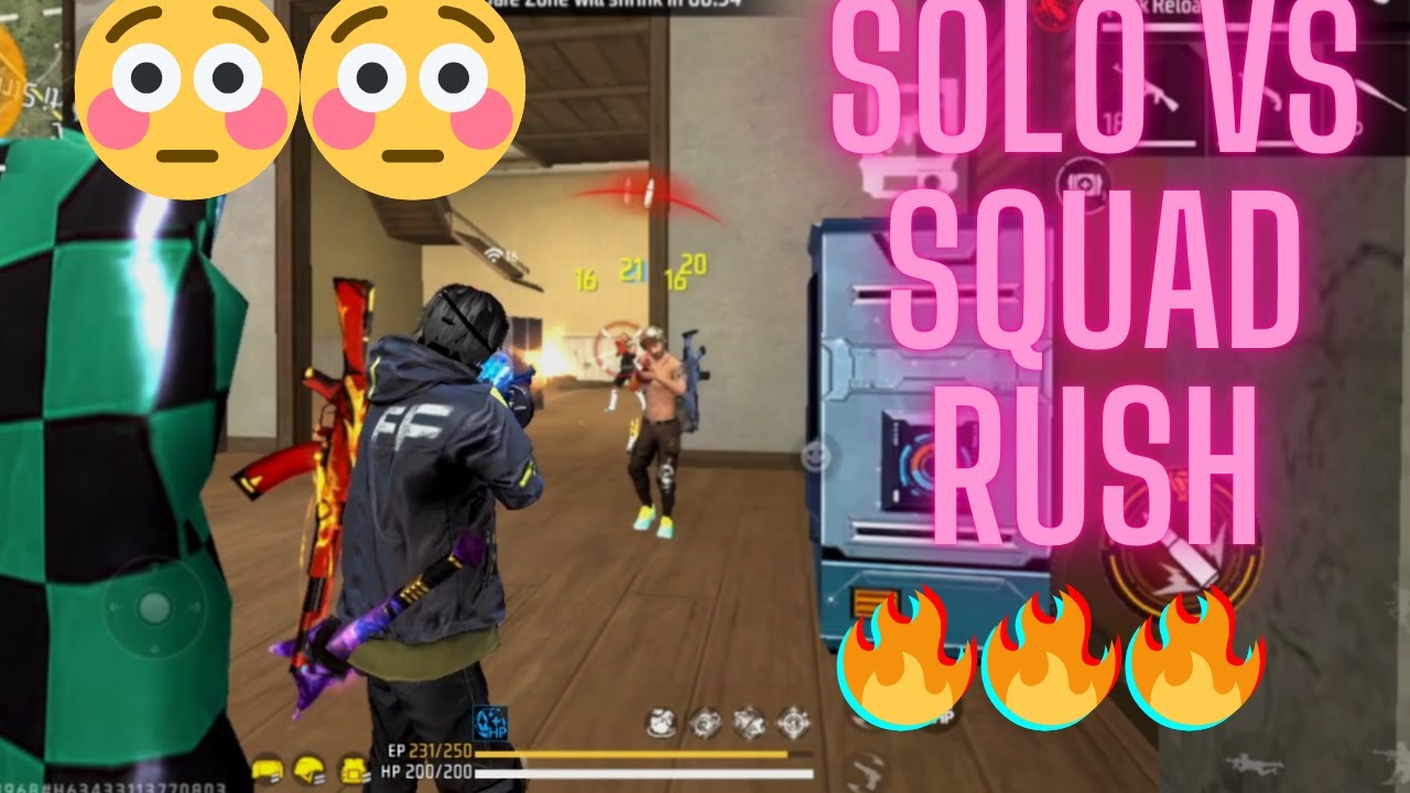 solo vs squad full rush game play 🔥🔥 - YouTube