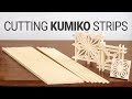 Cutting kumiko strips by handtools  kumiko making part 1