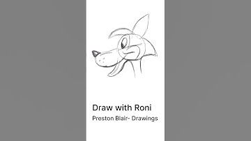 Preston Blair drawing practice #drawingtutorial #adobefresco #prestonblair