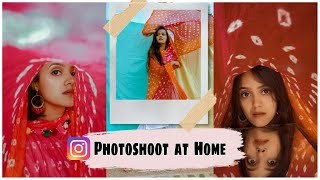 How I take Instagram pitures by MYSELF || Self Portrait Ideas at home ||  Anshika Soni