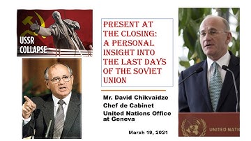 Personal insight into the last days of the soviet union