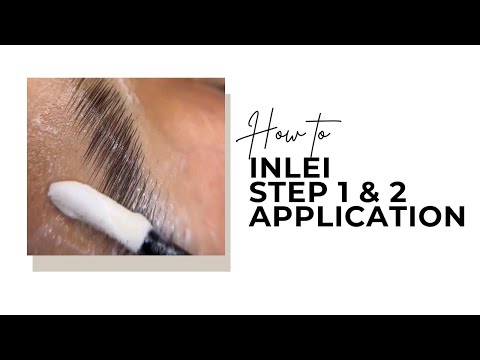 Inlei Brow Lamination Step 1 & 2 Tutorial