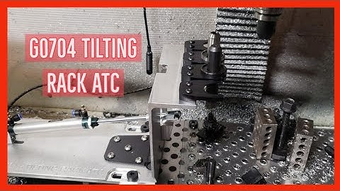 G0704 Automatic tool changer- tilting wine rack atc.  No loss of x axis travel!