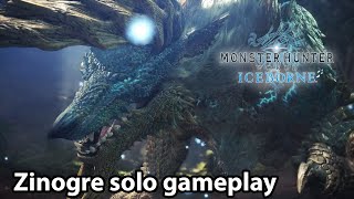 MHW Iceborne | Zinogre solo Dual Blades gameplay (first encounter)