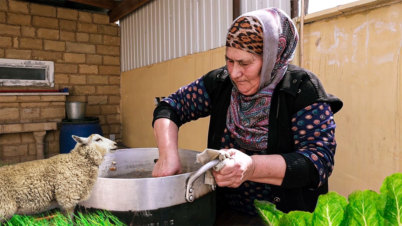 ХАЛВА из муки - ИСИДА. Лезгинское национальное блюдо. ДАГЕСТАН