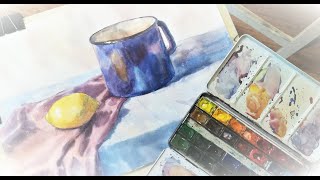 картинка: Простой натюрморт акварелью