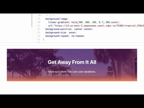 Adding a CSS Gradient Overlay