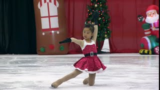 Chloe’s Holiday Figure Skating Recital Dec 2023 피겨스케이팅 | 7 years old figure solo