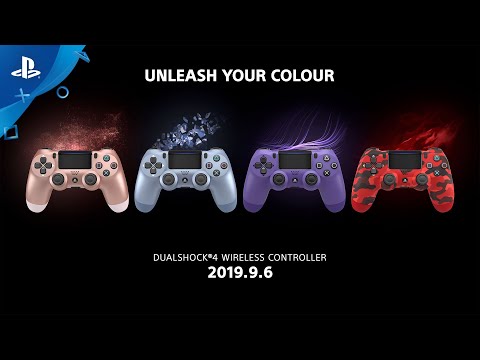 「ワイヤレスコントローラー(DUALSHOCK®4)」に新色登場!!