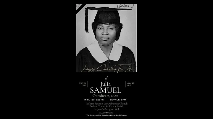 Lovingly Celebrating the life of Julia Samuel