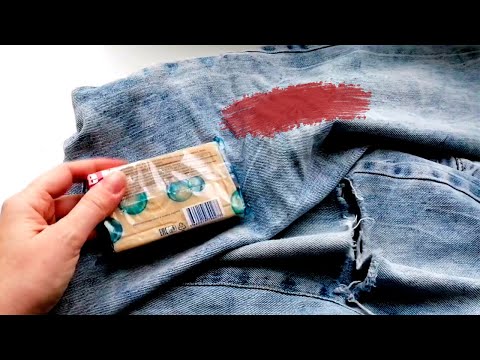 Как отстирать старую кровь с джинсов в домашних условиях