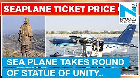 Watch! Seaplane flies above ‘State of Unity’, official take off on October 31