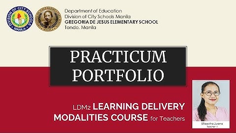LDM2 PRACTICUM PORTFOLIO FOR TEACHERS WITH ANNOTATIONS | DOWNLOADABLE TEMPLATE