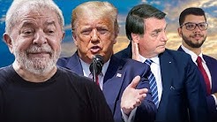 Lula chega ao fundo do poço, torce pelo desemprego e leva patada / Trump critica Bolsonaro ao vivo