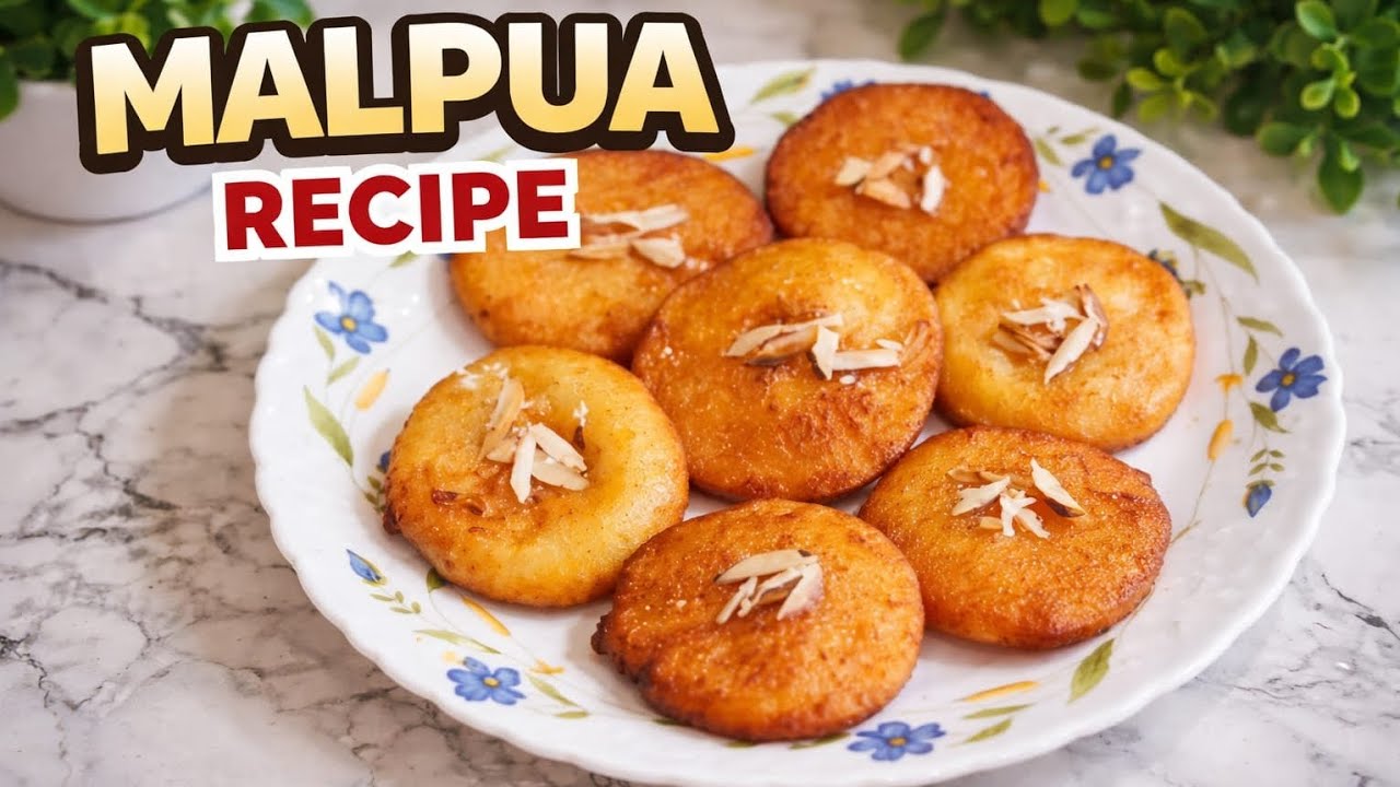 Ramzaan Special Malpua Recipe | Soft & Juicy Halwai Style Malpua @FoodFantastik 