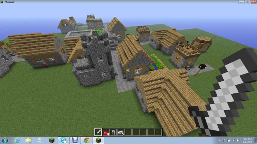 Minecraft Secret NPC Village Chest and Iron Golems YouTube