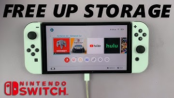 How To FREE Up Space On Nintendo Switch