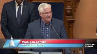 Sen. Shirkey delivers invocation to open Michigan Senate session