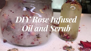 Valentines Series- Aphrodisiac Rose Scub & Infused Body Oil